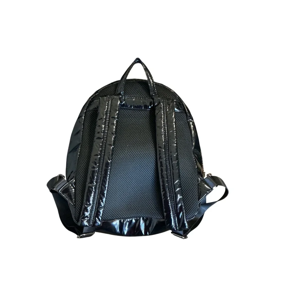Star Wars Disney Parks Darth Vader 3D Molded Patent Mini Backpack Black